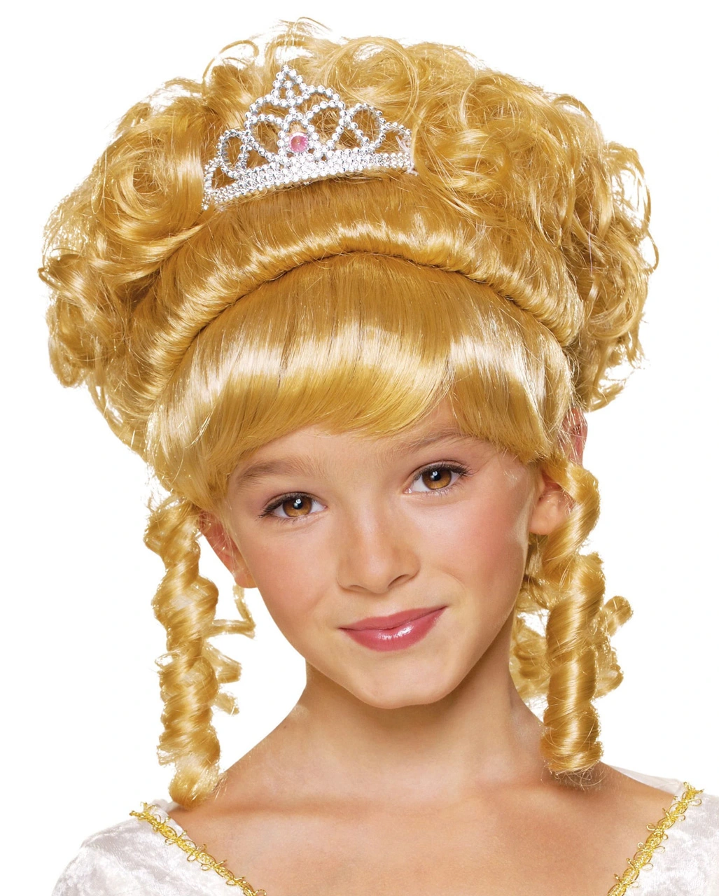 Blonde Märchenprinzessin Kinderperücke 1 Blonde Märchenprinzessin Kinderperücke