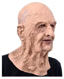 Alter Großvater Maske -Spooky Masken Geschaft boeser opa maske grossvater maske halloween maske faschings maske 15375 03