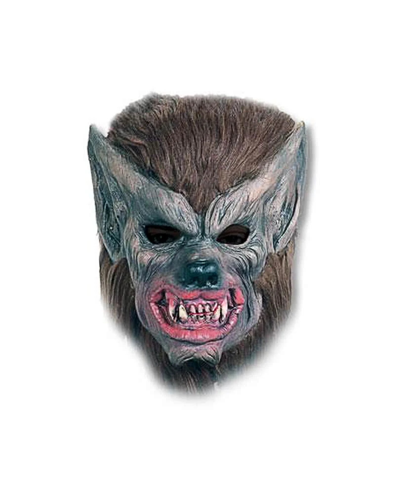 Braune Werwolf Maske 1 Braune Werwolf Maske