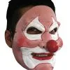 Verrückter Clown Halbmaske