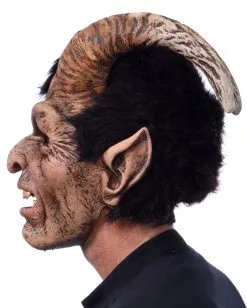 Elegant Devil Maske -Spooky Masken Geschaft elegant devil maske mit hoerner satans maske perchten maske devil mask with horns 14233 03