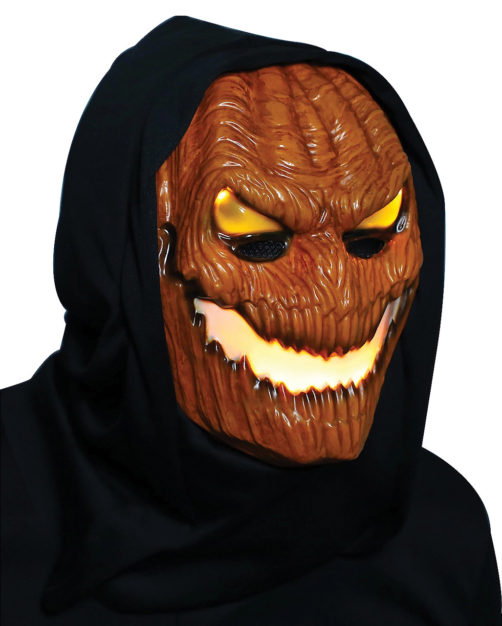 Fies Leuchtende Kürbis LED Maske 2 Fies Leuchtende Kürbis LED Maske – Bild 2