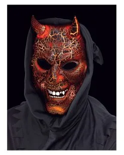 Glühende Teufel Maske Mit Licht 5 Glühende Teufel Maske Mit Licht -Spooky Masken Geschaft gluehende teufelsmaske mit licht und sound devil maske fuer halloween smoldering fx devil mask 31144 2