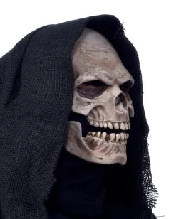 Grim Reaper Fetzen Maske -Spooky Masken Geschaft grim reaper fetzenmaske totenschaedelmaske totenkopfmaske skull mask 15380 03