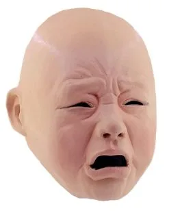 Weinende Baby Maske -Spooky Masken Geschaft heulende baby maske weinende baby maske crying baby mask faschings maske 53064 04