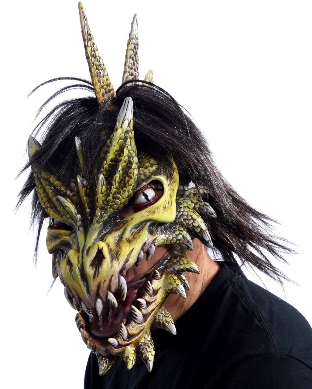 Spike Dragon-Maske Mit Beweglichem Kiefer 2 Spike Dragon-Maske Mit Beweglichem Kiefer – Bild 2