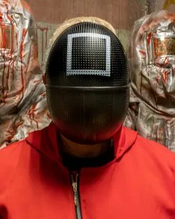 Squid Maske Viereck Deluxe -Spooky Masken Geschaft squid maske kreis deluxe squid mask circle deluxe squid mascara circulo deluxe 51966 04