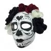 Sugar Skull Maske Mit Blumen