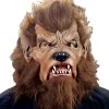 Braune Werwolf Maske Mit Kunstfell